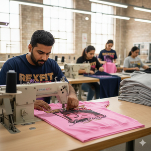 <b>Cropped</b> Relaxed Fit T Shirts Customized Screen Printing Logo Customer Most Demands Solid Colors <b>Top</b> Manufacturer T Shirts - Product Image 6