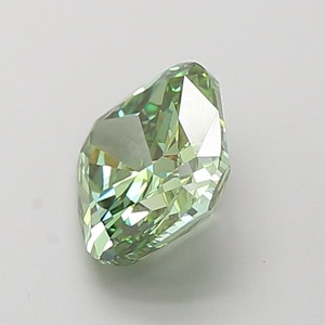 Diamante CVD de 1.51 quilates, corte cojín, verde intenso, claridad VS1, corte excelente, gema creada en laboratorio para incrustación en anillos finos. - Product Image 6