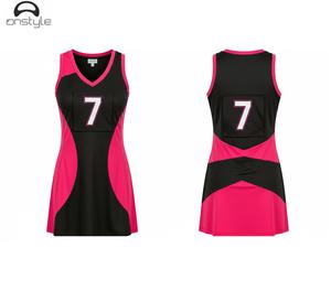 ONSTYLE Vestido de Netball Personalizado por Sublimación, Ropa Deportiva para Mujer, Transpirable, de Secado Rápido, Sin Mangas, Uniformes de Alta Calidad - Product Image 5
