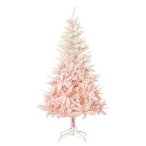 5ft rosa matita albero di natale con rami 450 Base staccabile per la casa festa decorazioni - Product Image 1