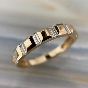 Offre Spéciale – Bague Unisexe en Moissanite Plaqué Or Rose, Sertie de Pierres, Idéale pour la Vente au Détail, le Dropshipping et les Marques Privées – Meilleur Prix Disponible - Product Image 1