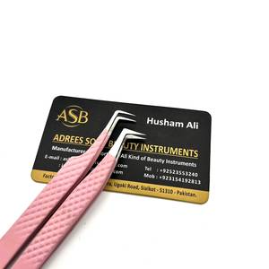 แหนบต่อขนตาแบบ L รุ่น Baby Pink 90 องศา ปลายเรียวเล็ก วัสดุสแตนเลส รับสกรีนโลโก้ตามสั่ง - Product Image 5