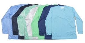 เสื้อตกปลาแขนยาวผ้าโพลีเอสเตอร์แห้งเร็วป้องกันแสงแดด UV เสื้อยืดกีฬาพิมพ์ซับลิเมชันกันน้ำ - Product Image 3