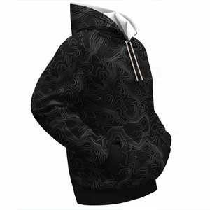 Sweat-shirts à capuche pour hommes, best-sellers, de haute qualité, 100% coton molletonné, respirants, streetwear, pour l'extérieur, décontractés, hiver, logo sur le devant - Product Image 4