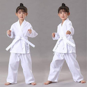 Unisex Kids Karate Uniform White Cotton Regular Fit Comfortable Stretch Durable 400g Mixed Martial Arts Gi Wear - Product Image 6