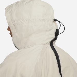 Veste coupe-vent à capuche en tissu satiné avec logo personnalisé de haute qualité pour hommes, style streetwear, couleurs hiver, vente en gros - Product Image 3