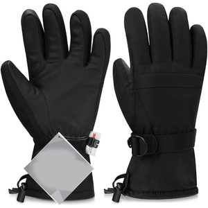Guantes de nieve profesionales con aislamiento térmico, impermeables, transpirables y de ajuste cómodo - Product Image 1
