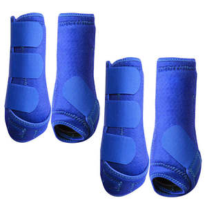 Bottes de protection pour chevaux en néoprène, durables, pour l'équitation, l'entraînement, la thérapie et les fournitures équestres par LCI - Product Image 2
