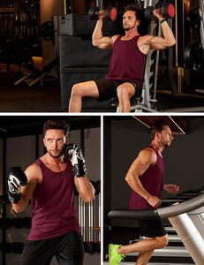 Camisetas de Tirantes Personalizadas para Hombre, de Algodón Premium, Tejido de Punto, con Logotipo Frontal, Ecológicas, Transpirables, de Secado Rápido, Anti-UV, 180g, para Gimnasio, Fitness y Uso Casual - Product Image 4
