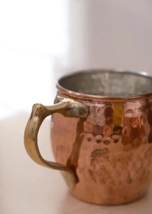 Vaso Clásico de Metal, Taza de Cobre 100% Puro Hecha a Mano, Taza de Cobre de Alta Calidad para Bebidas, Hotel, Bar, Hogar, Escuela - Product Image 5