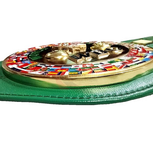 United Kingdom Championship Wrestling Title <b>Belts</b> Leather Strap Zinc 4MM Plates <b>Belts</b> Adult Size 50 Inches - Product Image 2