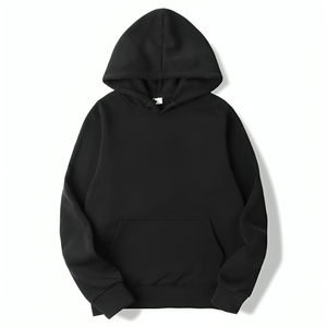 Sweat à capuche streetwear personnalisé en polaire avec cordon, pour homme, en matière de qualité supérieure, avec poche kangourou - Product Image 5
