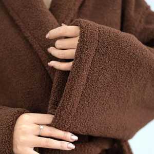 Autumn/Winter Warm Luxury Long Sleeve Coral Velvet Thick 100% Cotton Couple Bath Bathrobes <b>Towels</b> for <b>Men</b> Women Machine-Washable - Product Image 4