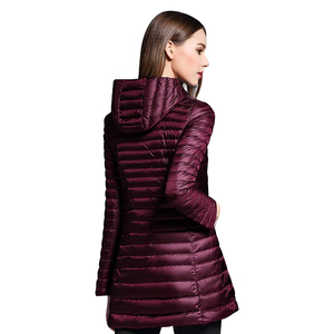 Chaqueta acolchada larga de invierno para mujer, chaqueta de algodón acolchada, cálida y gruesa, abrigos para damas, parka, chaquetas para mujer - Product Image 2