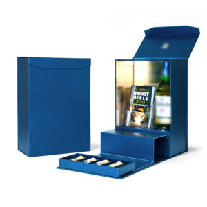 Cajas Rígidas de Diseño Creativo Exclusivo de Calidad Premium con Cierre Magnético e Impresión UV para Cajas de Regalo Internacionales - Product Image 4