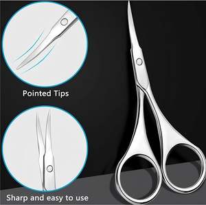 Tijeras para Cutículas de Acero Inoxidable, Herramienta para Empujar y Remover Cutículas, Color/Tamaño Personalizado, Recortadores de Cutículas para Uñas - Product Image 4