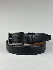 Custom Engraved Genuine Leather Men Belt Classic Metal Pin <b>Buckle</b> Luxury Design Business Suit <b>Straps</b> LMB-0097C - Product Image 3
