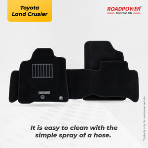 ROADPOWER (RP-MAT-202LC) Premium Carpet Floor Mats For Toyota Land Cruiser With Reinforced <b>Driver</b> Heel Pad, And Easy to Maintain - Product Image 4