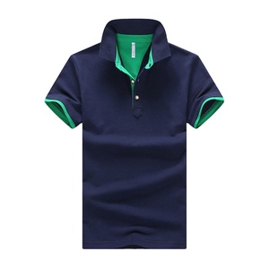 Chemises à manches courtes pour hommes de haute qualité en coton et fibre de bambou, respirantes, avec logo personnalisé brodé, motif uni, tissu tricoté - Product Image 2