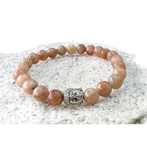 High Quality Sun stone Beads Buddha <b>Bracelet</b> Romantic Gift Fashion Charm Jewelry for Men Women Energy Meditation - Product Image 2