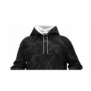 Sweat-shirts à capuche pour hommes, best-sellers, de haute qualité, 100% coton molletonné, respirants, streetwear, pour l'extérieur, décontractés, hiver, logo sur le devant - Product Image 3