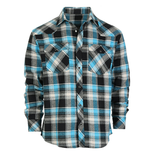 Chemises en flanelle pour hommes au design personnalisé, de haute qualité, 100% coton, légères, respirantes, séchage rapide, teintes unies, vêtements de sport - Product Image 1
