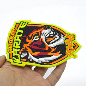 Factory Supply High Quality Designer martial arts Embroidered <b>Patches</b> bjj <b>patches</b> for Hats-Custom Design Durable <b>Sew</b>-<b>On</b> - Product Image 1