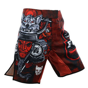 Custom Graphic Print Full Dye Sublimated MMA Fight Wear Shorts Discount Price Gym Training Outfit Kick Boxing Grappling Trunks - Product Image 3