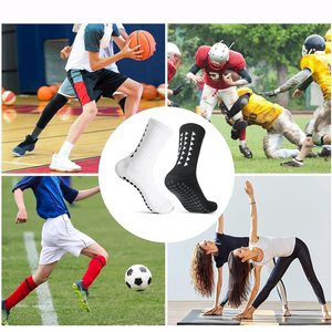 Calcetines de fútbol y baloncesto hasta la rodilla, transpirables, de secado rápido, con diseño moderno, puño elástico y posiciones para el logotipo en la tarjeta de identificación, ideales para el verano. - Product Image 4