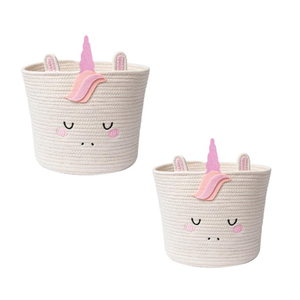 Panier de rangement en osier jacinthe d'eau bon marché pour cuisine et usage domestique Durable avec des accents de corde et de bambou - Product Image 5