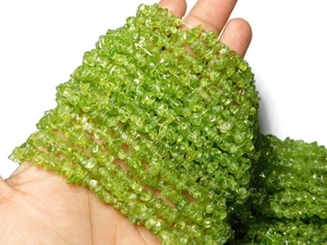 Peridoto Verde Natural en Forma de Chips, Cuentas Sueltas de Piedra Preciosa de 4MM 5MM, Cuentas de Piedra Irregulares al por Mayor para Fabricación de Joyería - Product Image 6