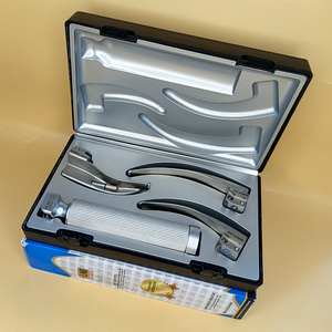 ชุดเครื่องมือตรวจกล่องเสียงแบบแมนนวล Lapa Laryngoscope Standard Macintosh 3 Blade 1-2-3 คุณภาพพรีเมียม สำหรับการผ่าตัด ใช้ในโรงพยาบาล อุปกรณ์การแพทย์ระดับมืออาชีพ - Product Image 4