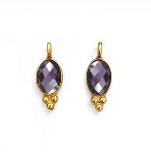 Pendentif Breloque en Quartz Alexandrite Ovale 6x4 MM - Breloque Faite à la Main pour la Fabrication de Bracelets et Colliers - Product Image 1
