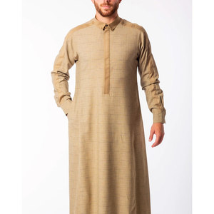 Men Juba Muslim Traditional Long Robe Comfortable <b>Islamic</b> <b>Clothing</b> Modest Loose Fit Long Sleeve Design - Product Image 4