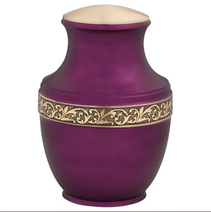 Hot Selling Brass Adult Cremation Urns New Design American Style Modern Funeral Burial <b>Memorial</b> Urns for Human Ashes - Product Image 4