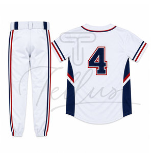 Uniformes de Béisbol de Alta Calidad para Equipos, Ropa Deportiva, Uniformes de Béisbol en Grandes Cantidades, Fáciles de Usar - Product Image 2