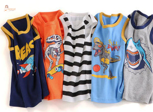 Débardeur sans manches décontracté pour tout-petits, t-shirts unis à séchage rapide et écologiques - Product Image 2