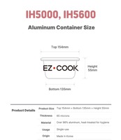 Conteneur en aluminium pour cuisinière à ramen (600 pièces) – Ensemble de batterie de cuisine coréenne minimaliste en aluminium robuste pour la cuisson à domicile, avec friteuse et bols à ramen