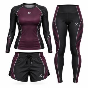 Vêtements de sport et d'arts martiaux pour femmes |   Blanc Marron Bleu Vert |   Fabricant OEM ODM |   Shorts Leggings Haut de Gamme | - Product Image 1