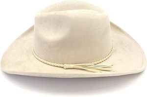 Sombrero de Gamuza Estilo Vaquera Costera Estético - Product Image 5