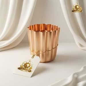 Golden Leaf <b>Tealight</b> <b>Candle</b> Holder Designer Metal Leaf Shape <b>Candle</b> Stand Table Centerpiece Gift - Product Image 1