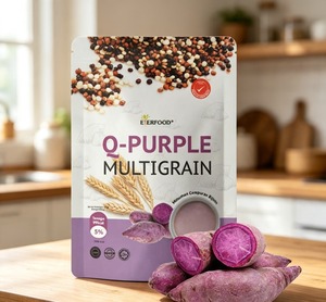 Bebida Instantánea en Polvo de Quinoa, Camote Morado y Multigranos de Alta Calidad, Bebida Nutritiva a Base de Plantas para Niños, Aroma Delicioso - Product Image 1