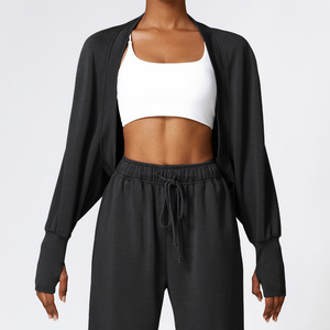 Aoyema Sweatpants and Coat <b>Set</b> Tracksuit Women Two Piece Pants Jogger <b>Set</b> Custom Embroidery Jogging Jogger Suits for Women - Product Image 5