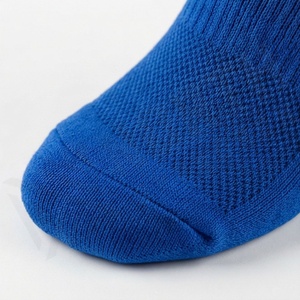 Blue Crew <b>Socks</b> Solid Color Knitted Breathable Daily Wear Adult Regular Style - Product Image 6