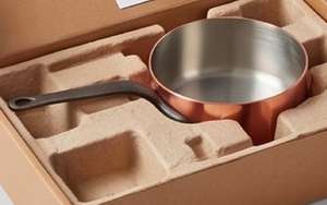 Copper Sauce <b>Pan</b> With Stainless Steel Lining <b>And</b> Iron Handle Durable Dishwasher Safe For Gas Use <b>And</b> Induction Cooker Use - Product Image 6