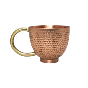 Tasses à bière Moscow Mule en cuivre, faites à la main, martelées, design classique, écologiques, vaisselle de bar avec poignée, durables - Product Image 6
