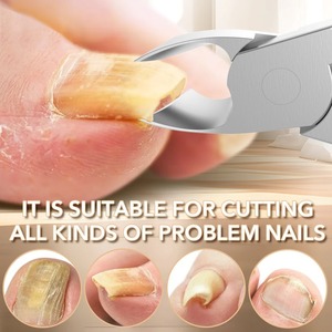 กรรไกรตัดเล็บเท้าสแตนเลสหนา ใบมีดโค้งคมพิเศษ สำหรับตัดเล็บขบ ทนทาน ใช้งานได้ยาวนาน ระดับมืออาชีพ - Product Image 6