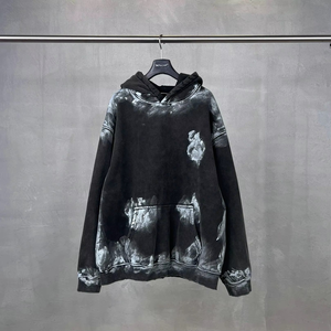 เสื้อฮู้ดดี้แบบใหม่ ปักลายตามสั่ง เนื้อผ้าหนา ซักแบบวินเทจ ล้างสีแบบแอซิดวอช ไซส์ใหญ่พิเศษสำหรับผู้ชาย - Product Image 2