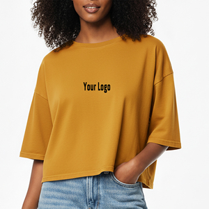 Camisetas de Cuello Redondo para Mujer, Cómodas, Casuales, de Manga Corta, Personalizadas, Estampadas o Lisas - Product Image 4