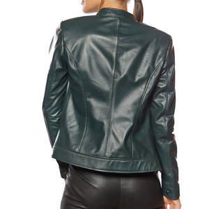 Vêtements d'hiver pour femmes, veste en cuir de mouton respirante et imperméable, best-seller, logo personnalisé, prix de gros d'usine - Product Image 5